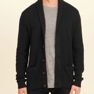 Men's Black Cardigan